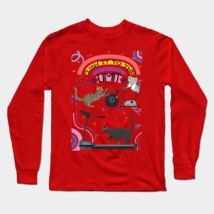 Cats are doing sport Long Sleeve T-Shirt